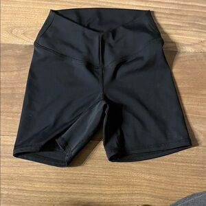 High-Performance Women's Black Bike Shorts